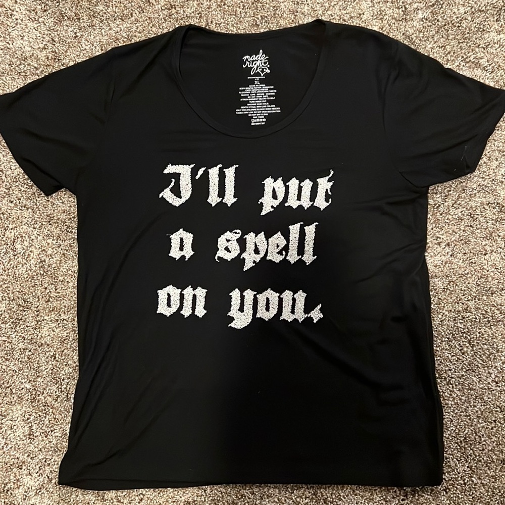 Made right, XL, black w print